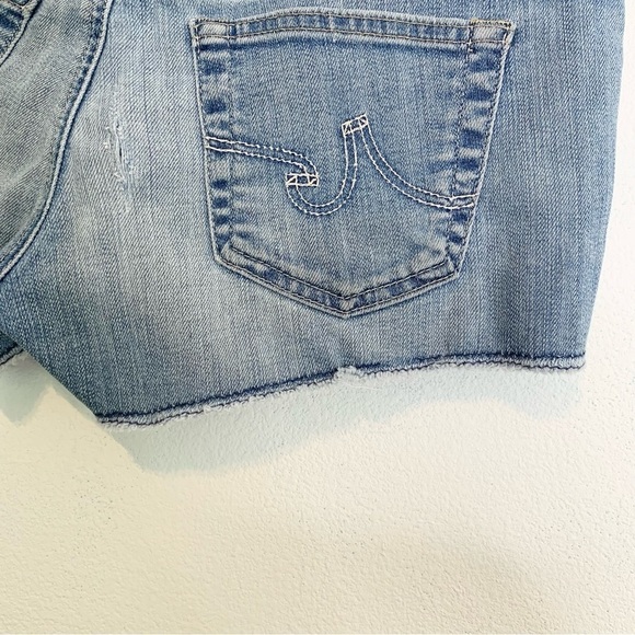 AG Adriano Goldschmied Daisy Super Low-Rise Short in light wash size 29 - Picture 8 of 13